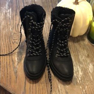 Steve Madden combat boots